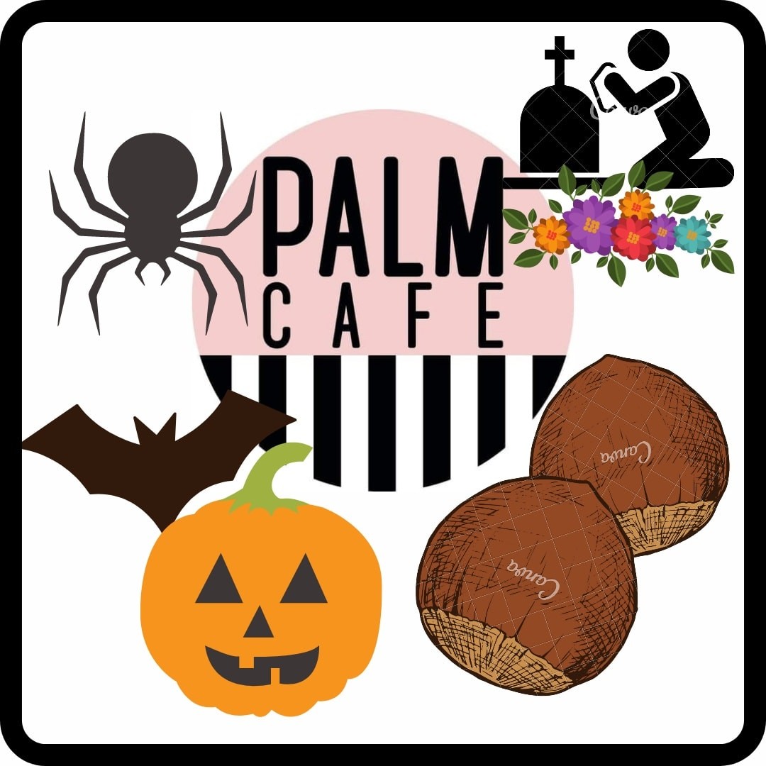 ¿Eres más de Los Finaos o de Halloween? 🌰🍷🎃💀 Celebres lo que celebres te esperamos en PALM CAFE CITY, en calle Constantino 10, zona Triana, Las Palmas. Milkshakes, Crêpes Zumos naturales, Pokés, Bowls, churros, hamburguesas y mucho más. 🥪🥞🥤🍔🌮Descubre PALM CAFE CITY. 🌴🌴#palmcafeworld #halloween #losfinaos🌰 #grancanaria #laspalmas #palmcafecity #palmcafe #zonatriana #milkshakes #churros #goodfood #